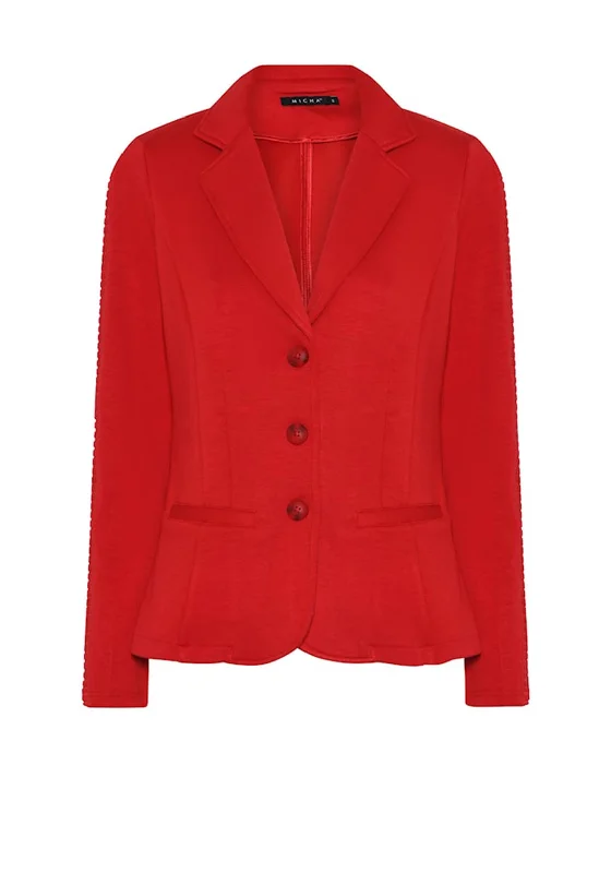 Micha Sporty Spring Blazer, Red Women's Adidas jackets