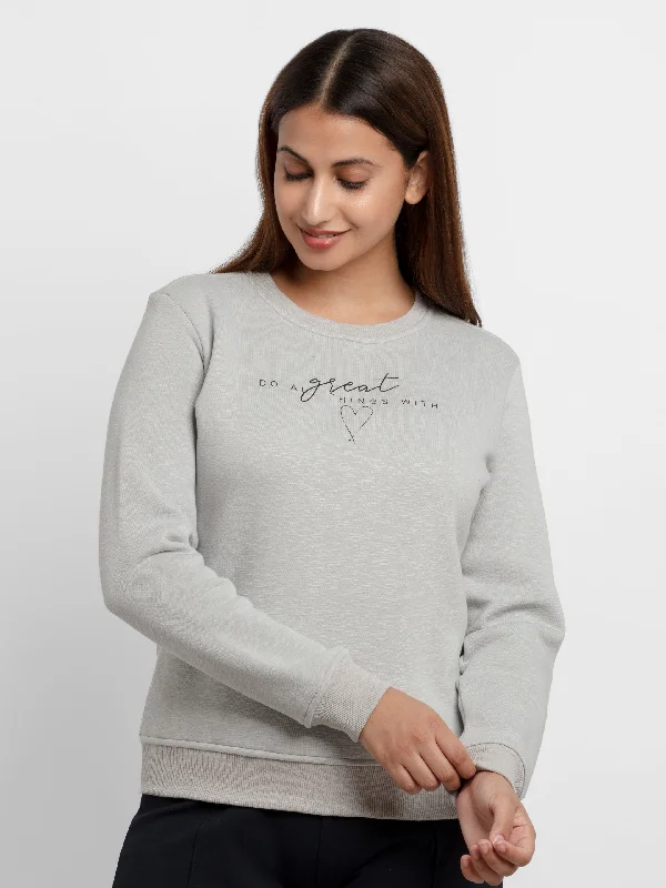 Womens Printed Round Neck Sweatshirt Cozy Sweatshirts for Fall