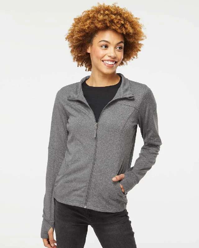 Women's Lightweight Poly-Tech Zip Sporty Sweatshirts for Women