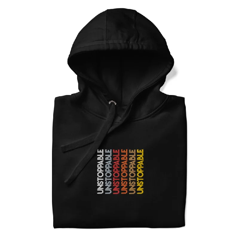 Unstoppable - Colorful Embroidered Premium Unisex Hoodie Basic Hoodie Sweatshirt