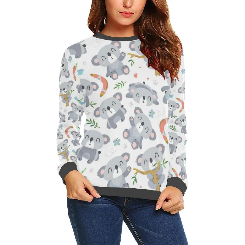 Print Pattern Koala Women's Sweatshirt Best sweaters for winter