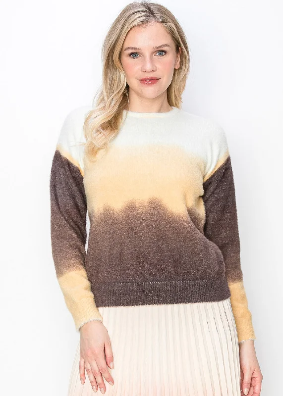 Soft Brown Ombre Sweater Adidas sweaters