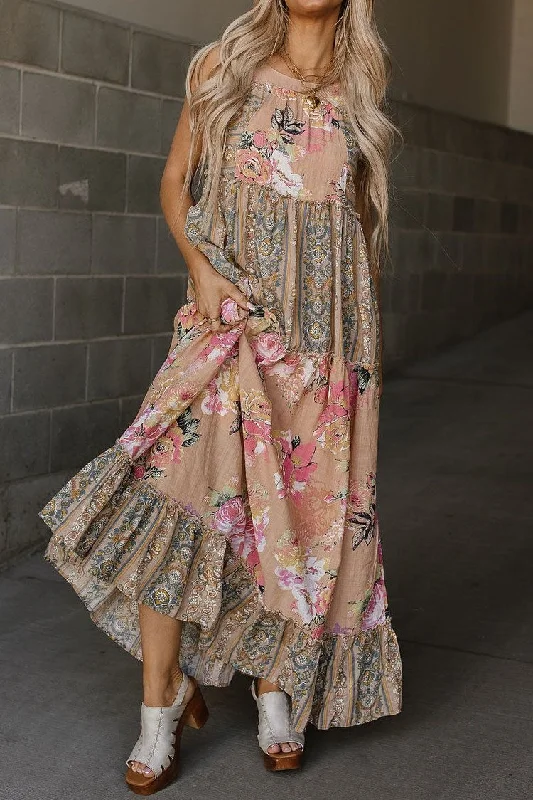 Bethany Floral Maxi Dress Wrap maxi dresses