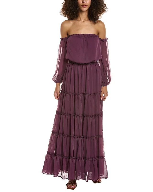 FATE Off-The-Shoulder Maxi Dress Maxi Skirt Classic