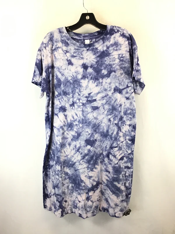 Dress Casual Midi By Old Navy In Tie Dye Print, Size: M Midi Skirt Party