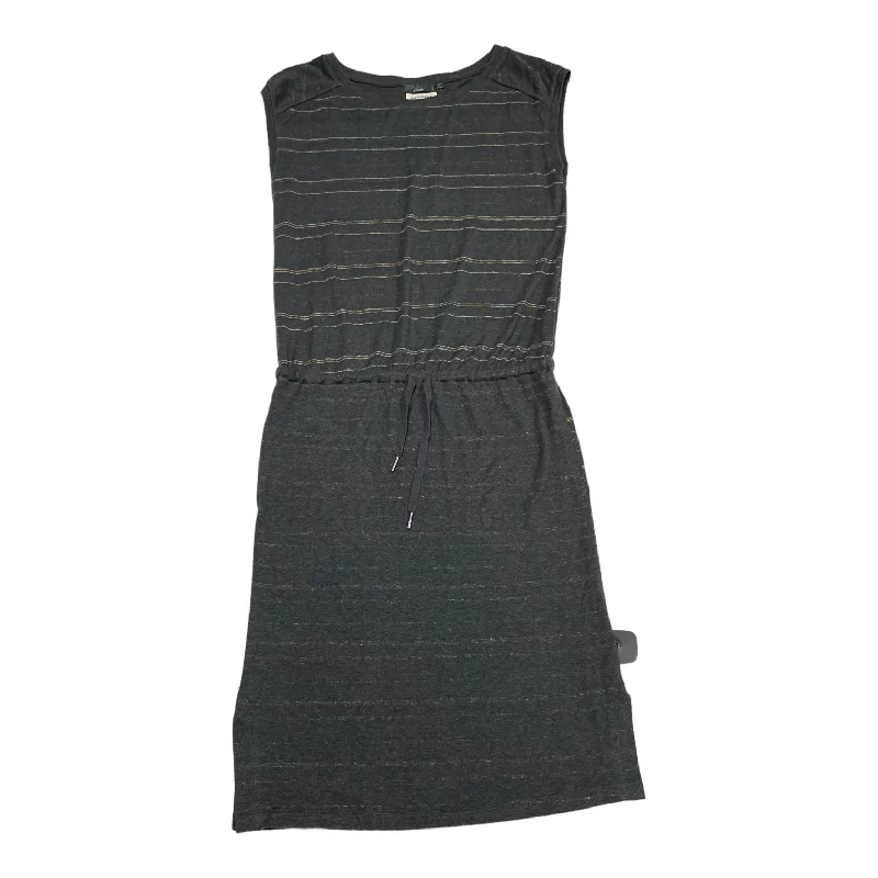 Dress Casual Midi By Prana In Grey, Size: S Fitted Midi Skirt