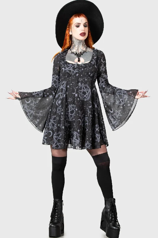 Astral Willow Dress - Resurrect Dark color unclassified dresses