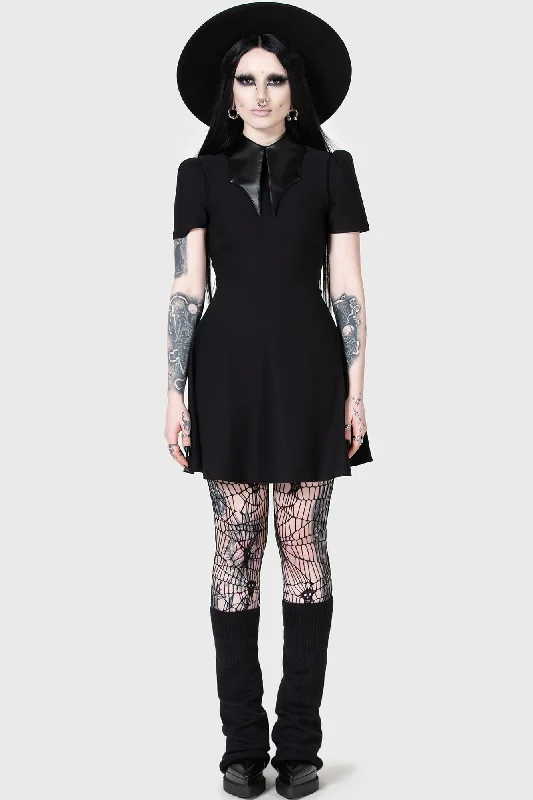 Chapel Collar Dress - Resurrect Affordable unclassified dresses